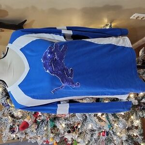 Victoria's Secret PINK Detroit Lions Football Sequin Shirt